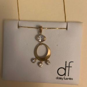 Daisy Fuentes 14k necklace